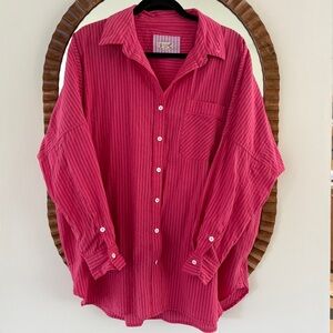 Free People Cloud Nine Lounge Shirt